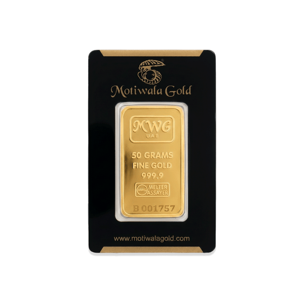 999.9 Gold Bullion Bar 50g | Flashy Jewellery Dubai