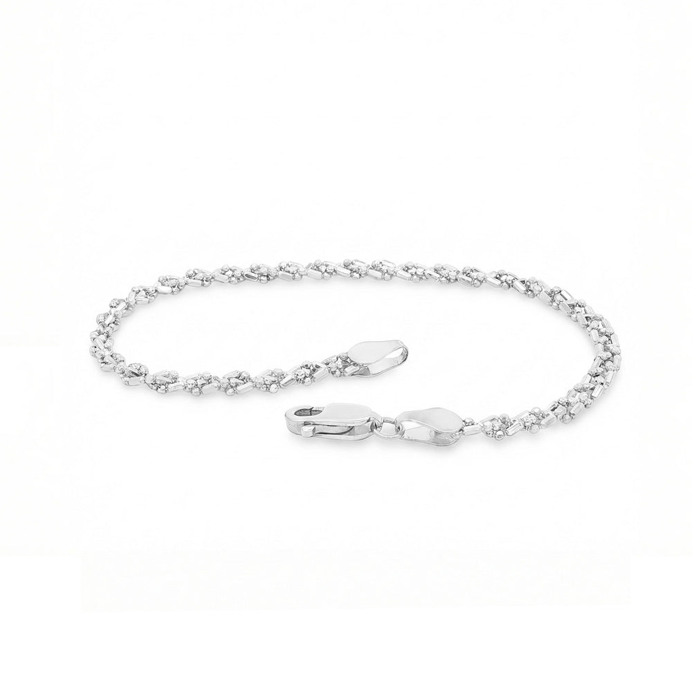 18K White Gold Unisex Bracelet | Flashy Jewellery Dubai