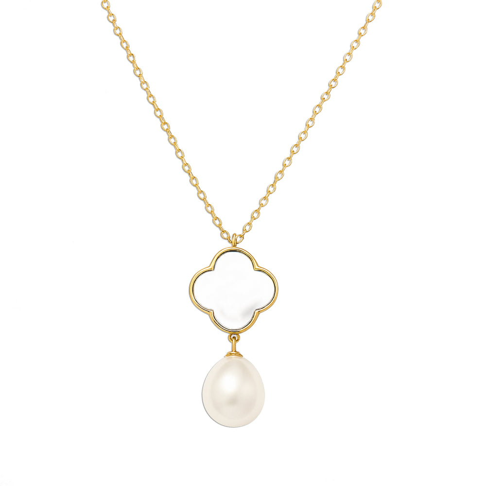 18K Gold Pearl Necklace | Luxury Pearl Jewellery Dubai