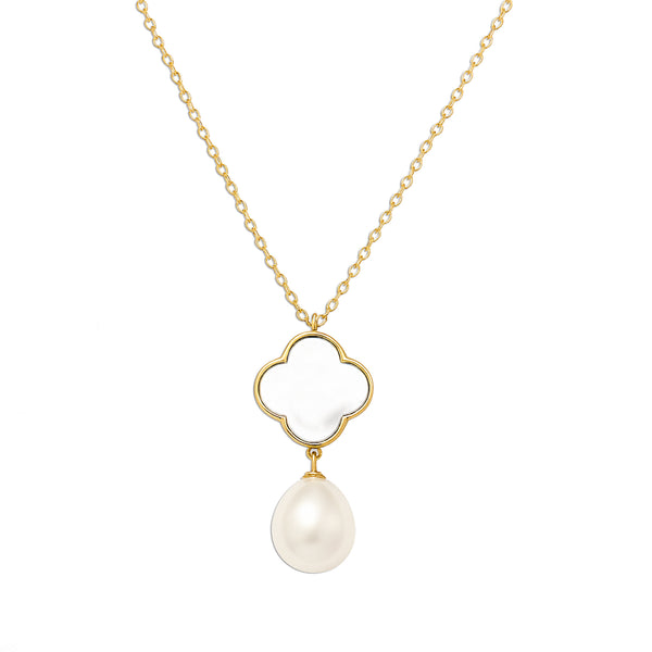18K Gold Pearl Necklace | Luxury Pearl Jewellery Dubai