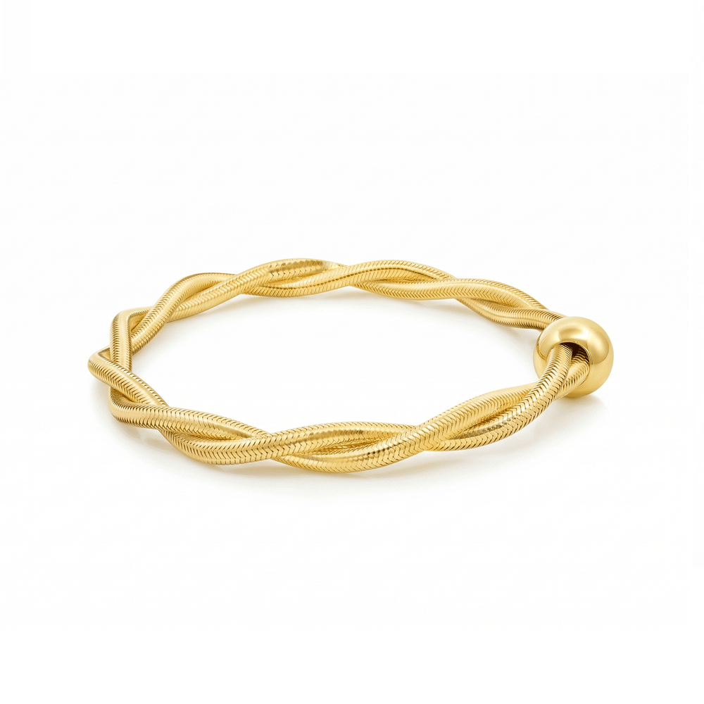 18K Gold TwistFlex Rope Bracelet – 4.68g