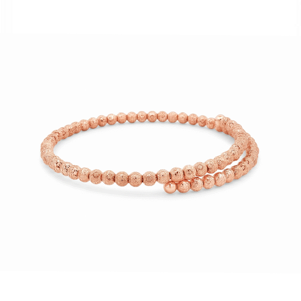Gold Jewellery Rosé Beadline Bangle