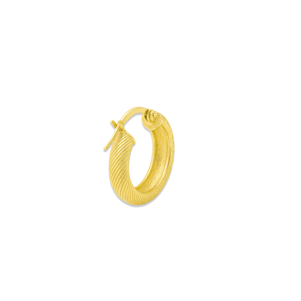 18K Gold Women’s Hoop Earrings – Elegant Everyday Luxury