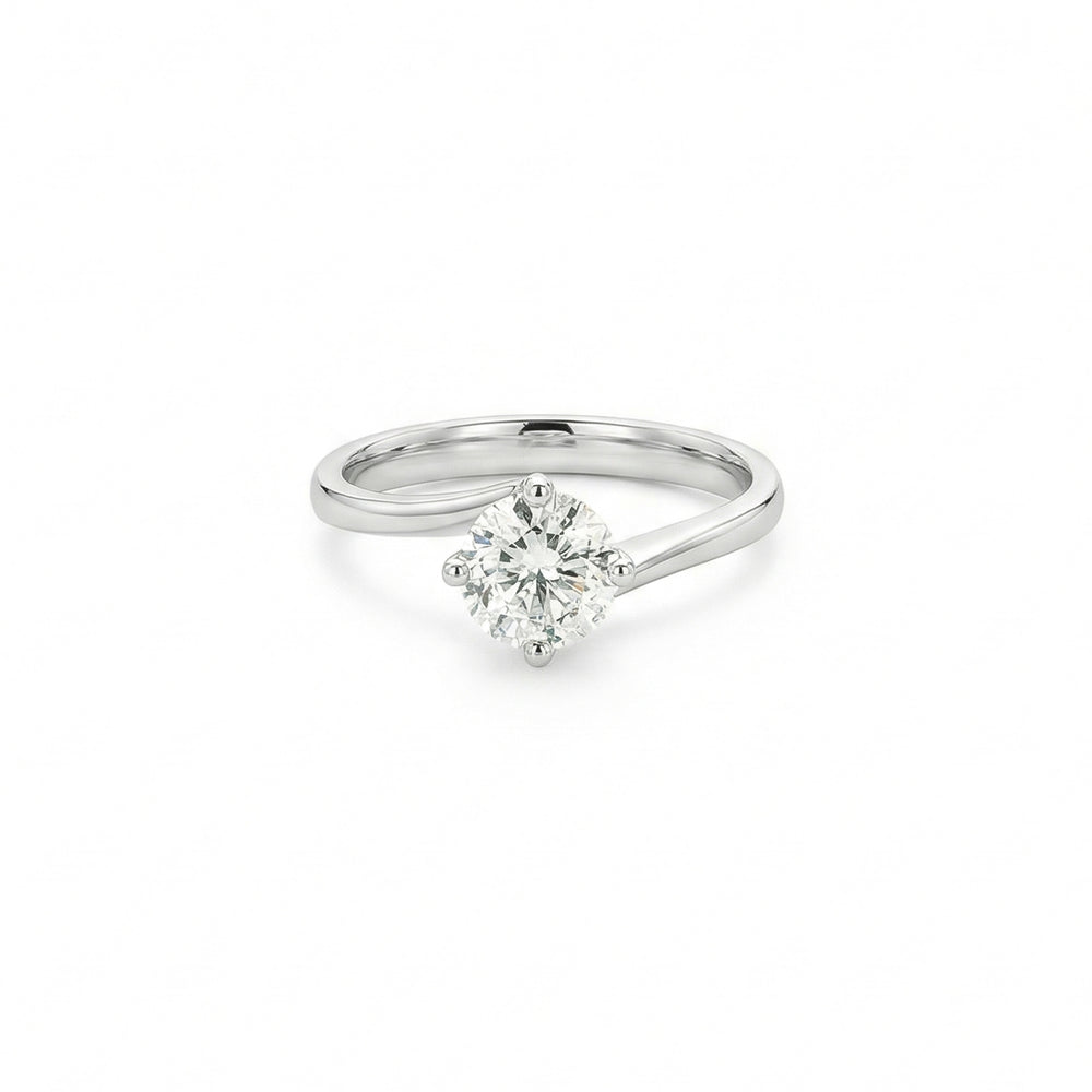 Natural Diamond Solitaire Engagement Ring | Flashy Jewellery