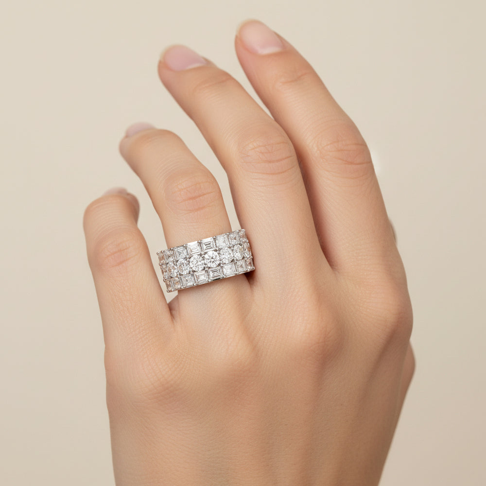 Natural Diamond Gold Ring 1.04 CT | Flashy Jewellery