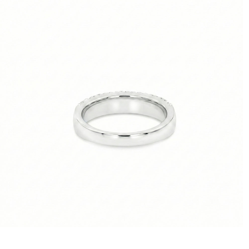 Natural Diamond Stacking Ring in 18K White Gold
