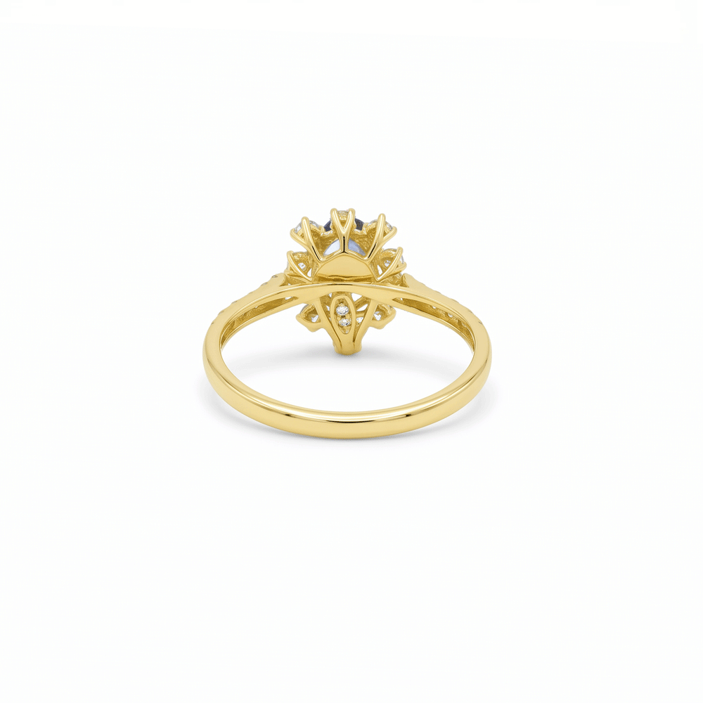Tanzanite Bloom Convertible Ring Pendant