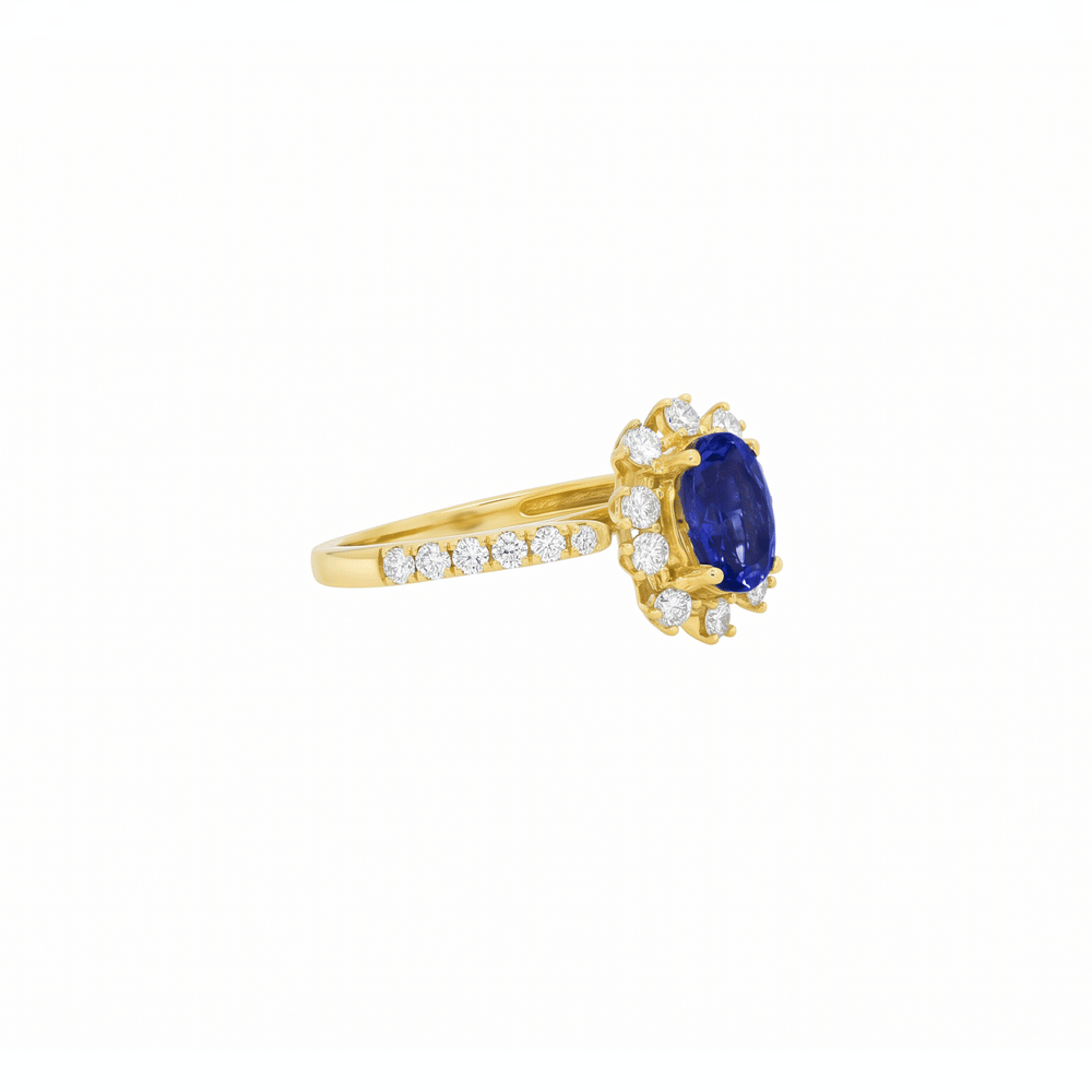 Tanzanite Bloom Convertible Ring Pendant