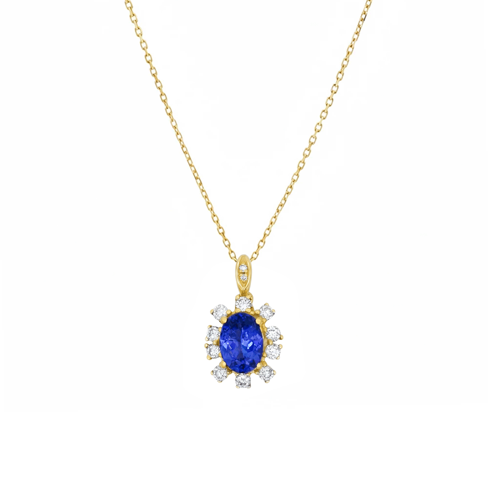 Tanzanite Bloom Convertible Ring Pendant