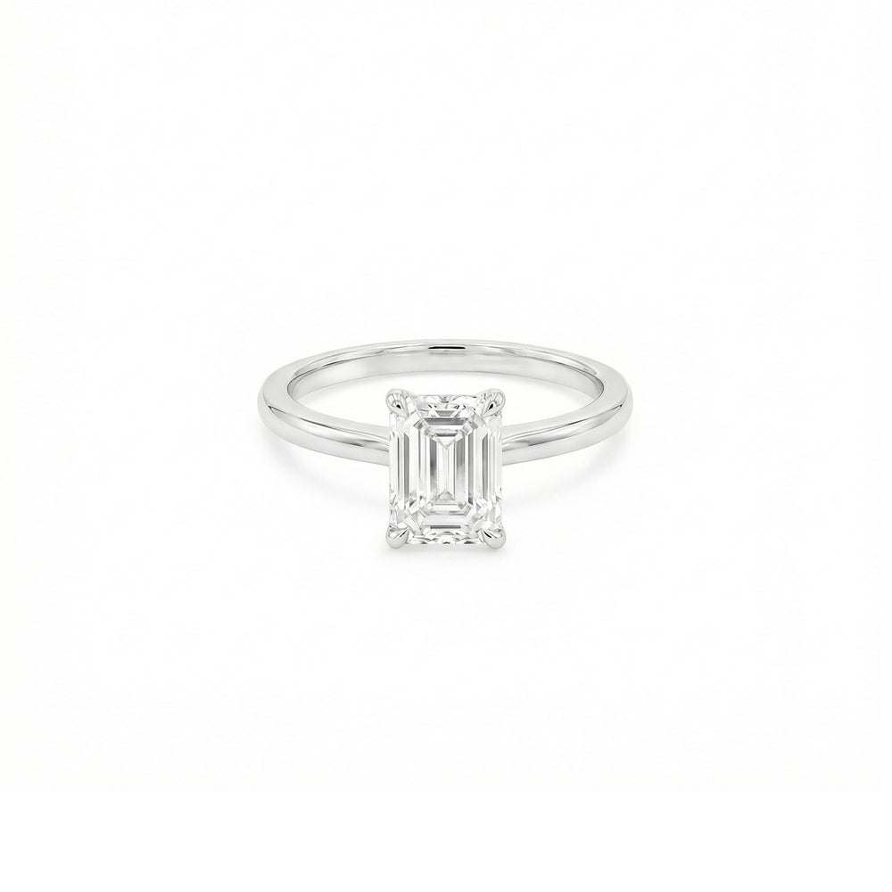 Lab Grown Diamond Solitaire Engagement Ring | Flashy Jewellery