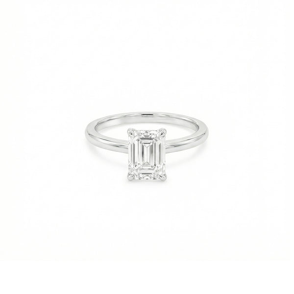 Lab Grown Diamond Solitaire Engagement Ring | Flashy Jewellery