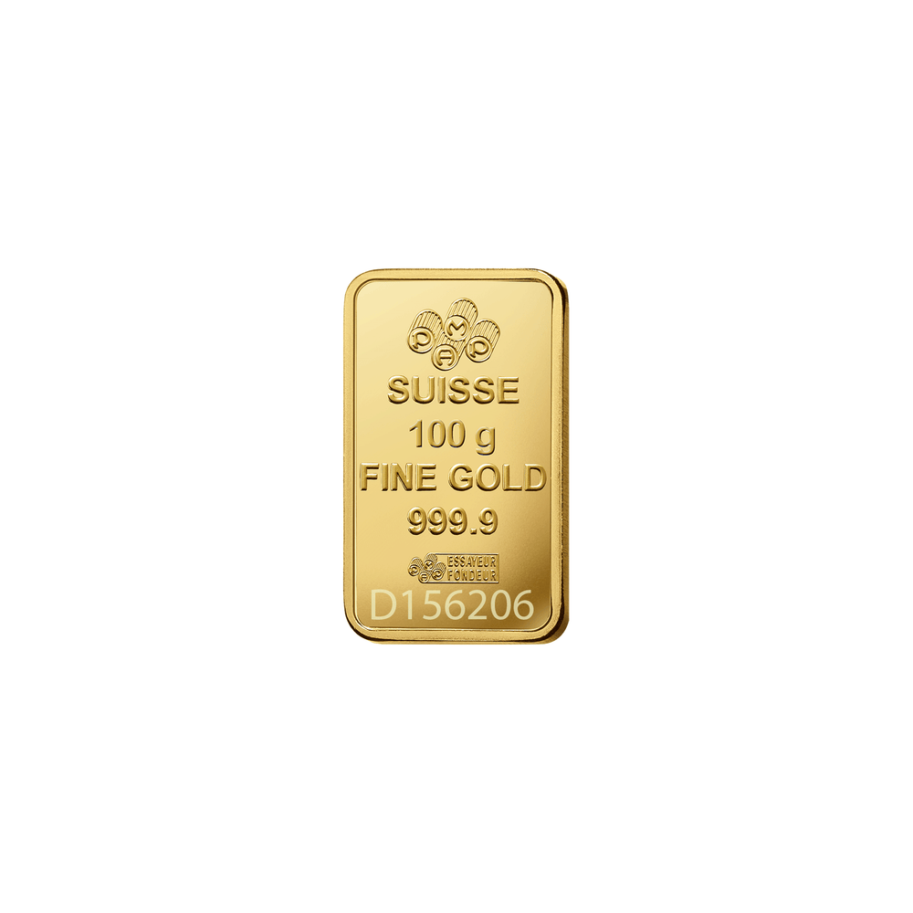 Swiss Palm Fortuna 10g Gold Ingot 999.9