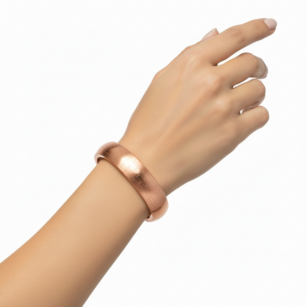 Twisted Gold Cuff  Bangle in 18K Rose Gold