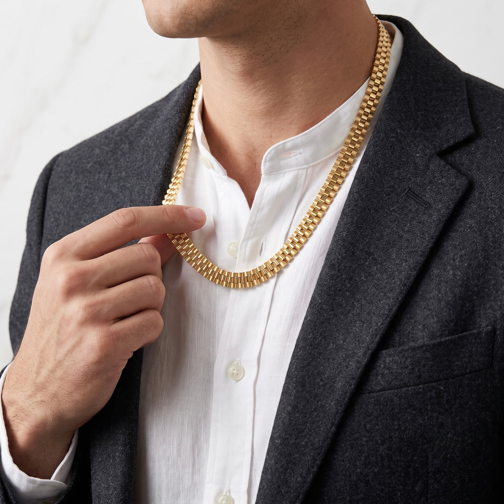 Gold Rolex Necklace – 18K Gold