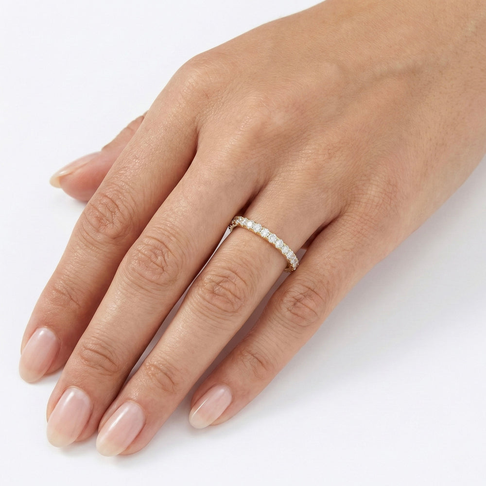 Lab Grown Diamond Eternity Ring 14K Yellow Gold