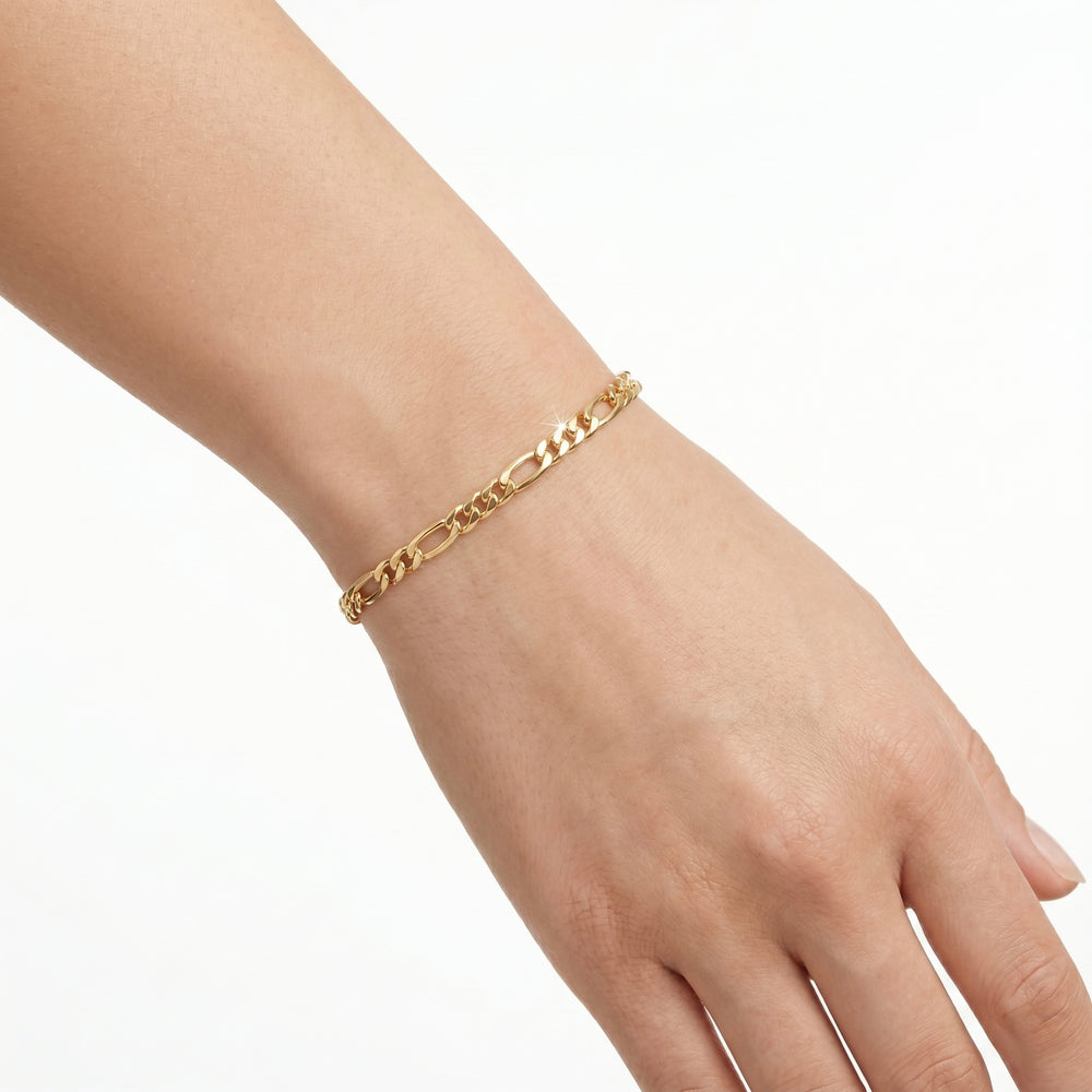 18K Gold Link Bracelet – Minimal Luxe Design