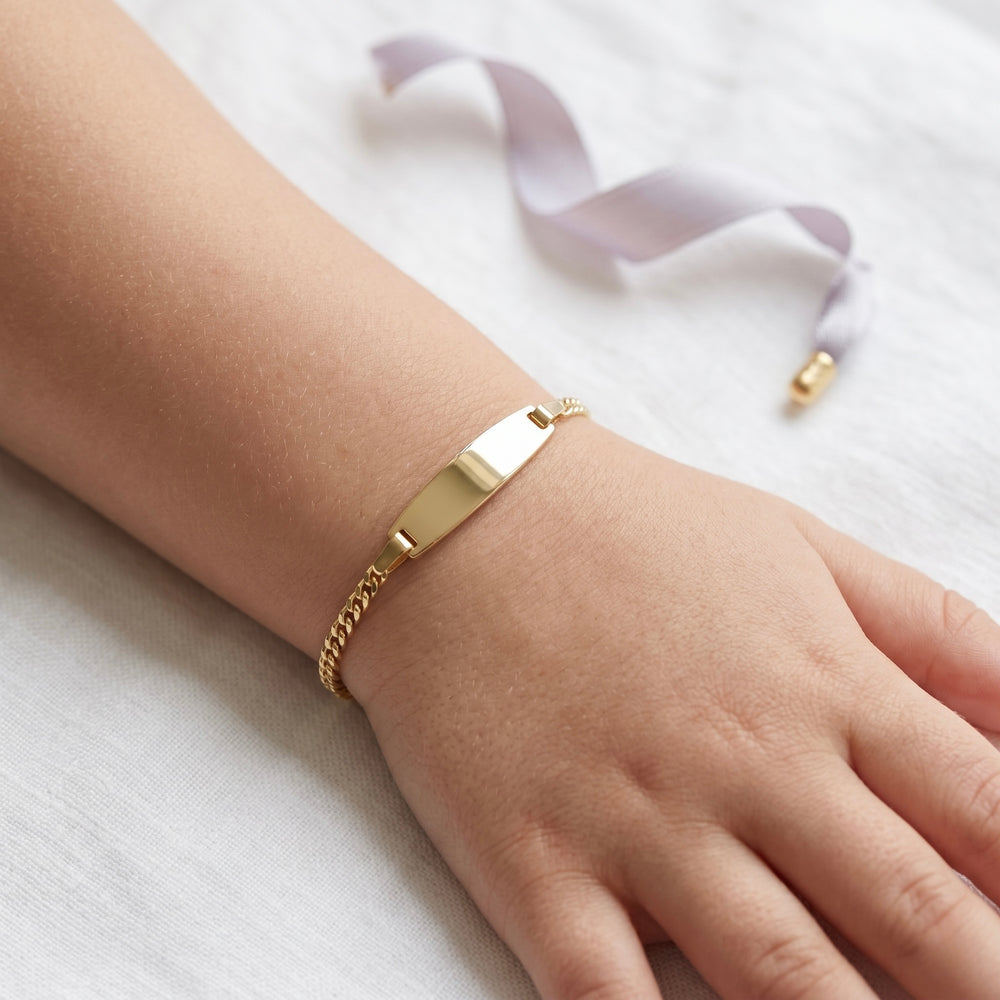Gold Jewellery Little Luxe ID Bracelet