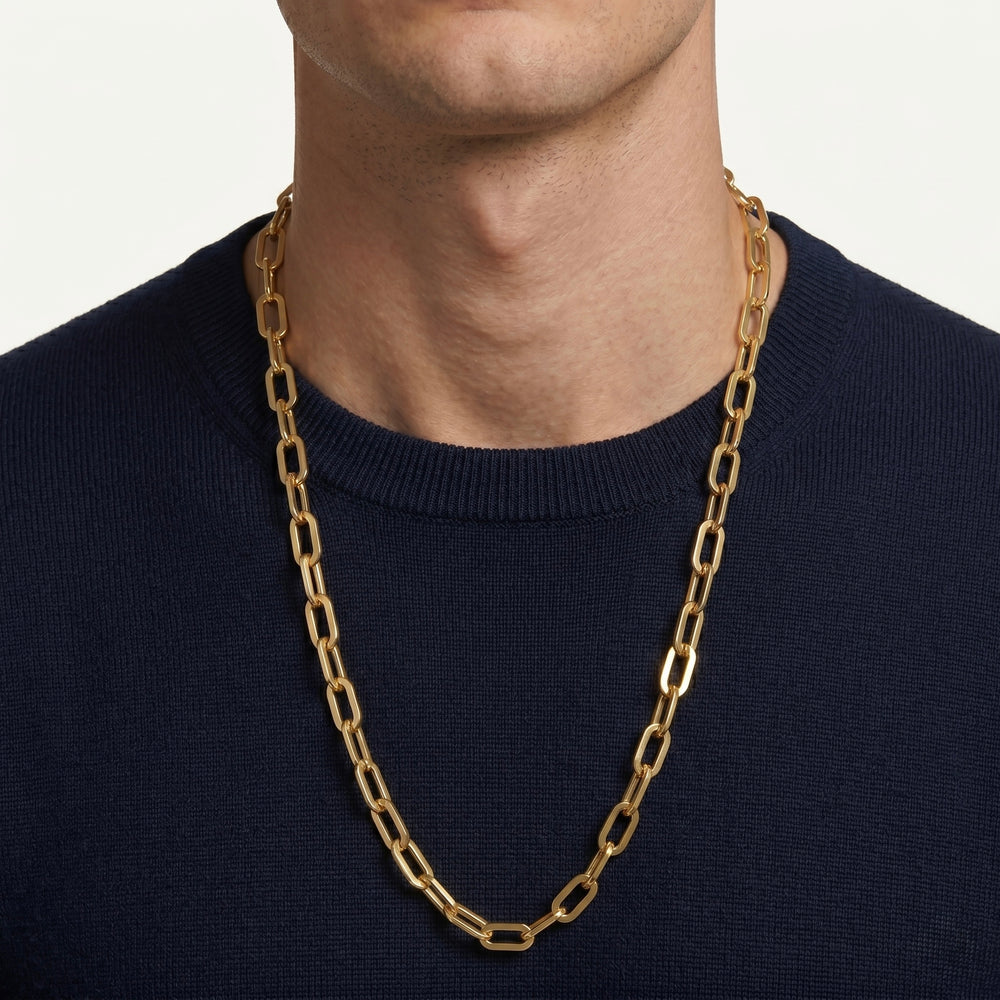 The Bold Link Chain | 18K Yellow Gold Necklace