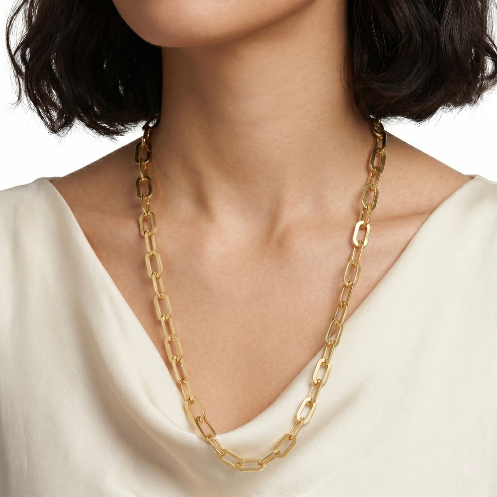 The Bold Link Chain | 18K Yellow Gold Necklace