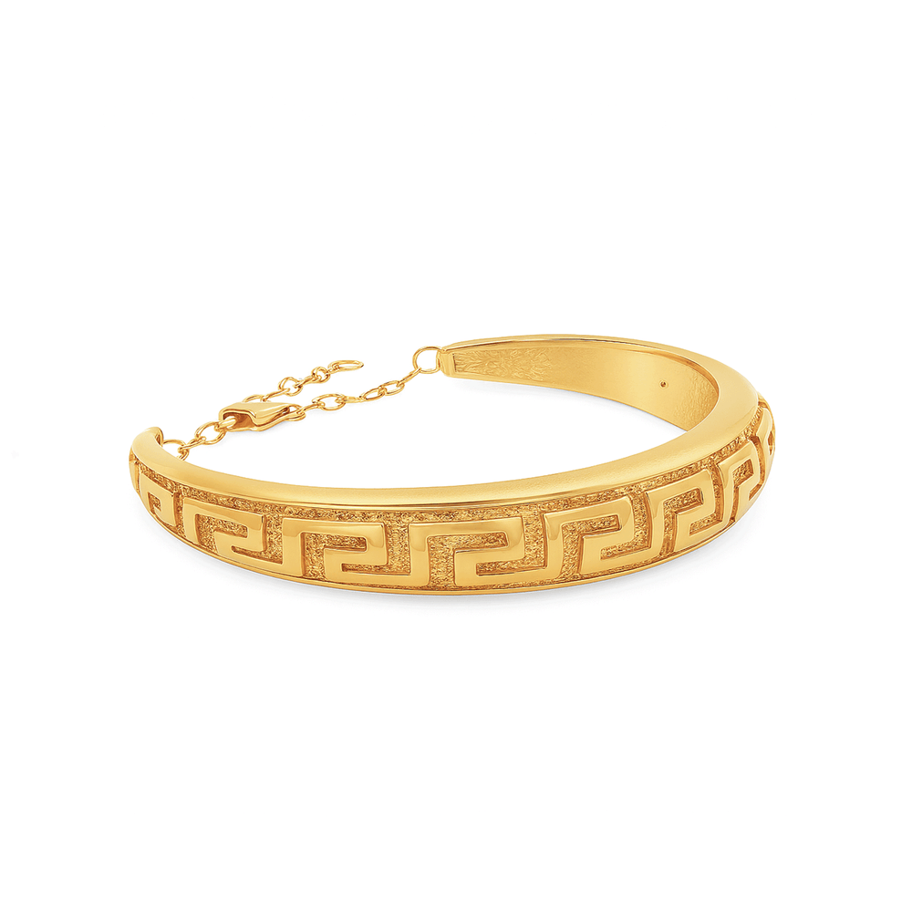 Twisted Gold Cuff Bracelet Bangle – 18K Gold