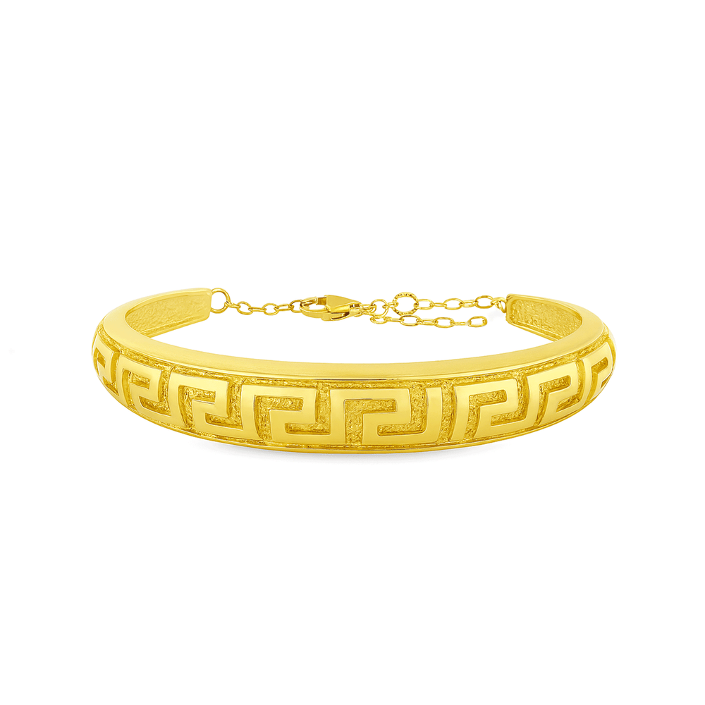 Twisted Gold Cuff Bracelet Bangle – 18K Gold