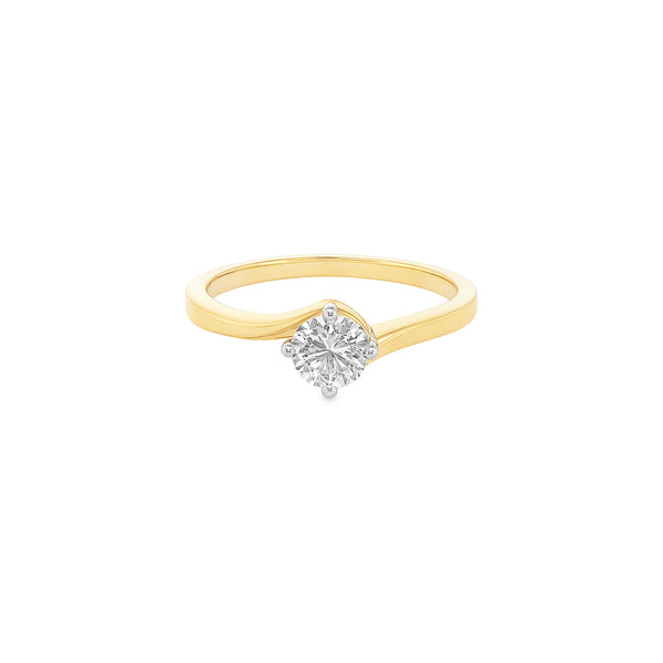 Natural Diamond Engagement Solitaire Ring | Flashy Jewellery