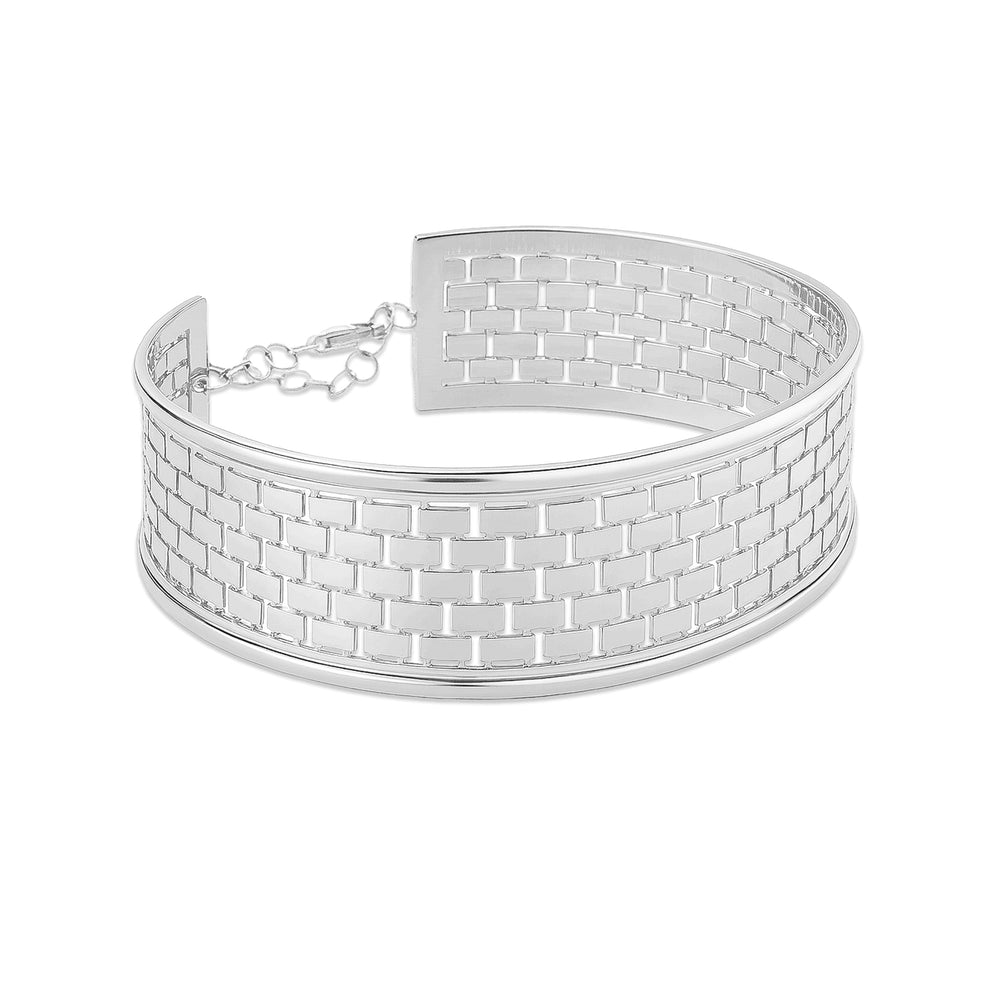 18K Gold Cuff Bangle – Rose, Yellow & White Gold | Flashy Jewellery