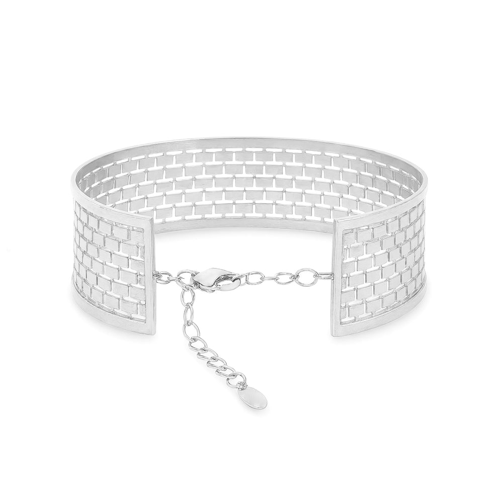18K Gold Cuff Bangle – Rose, Yellow & White Gold | Flashy Jewellery