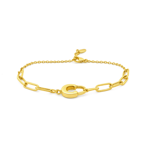 Gold Link Bracelet – 18K Luxury Chain Design