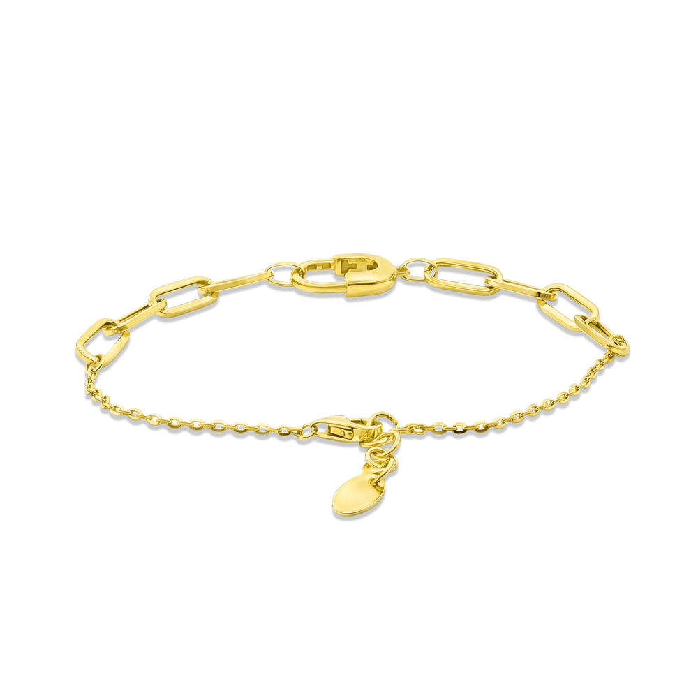 Gold Link Bracelet – 18K Luxury Chain Design