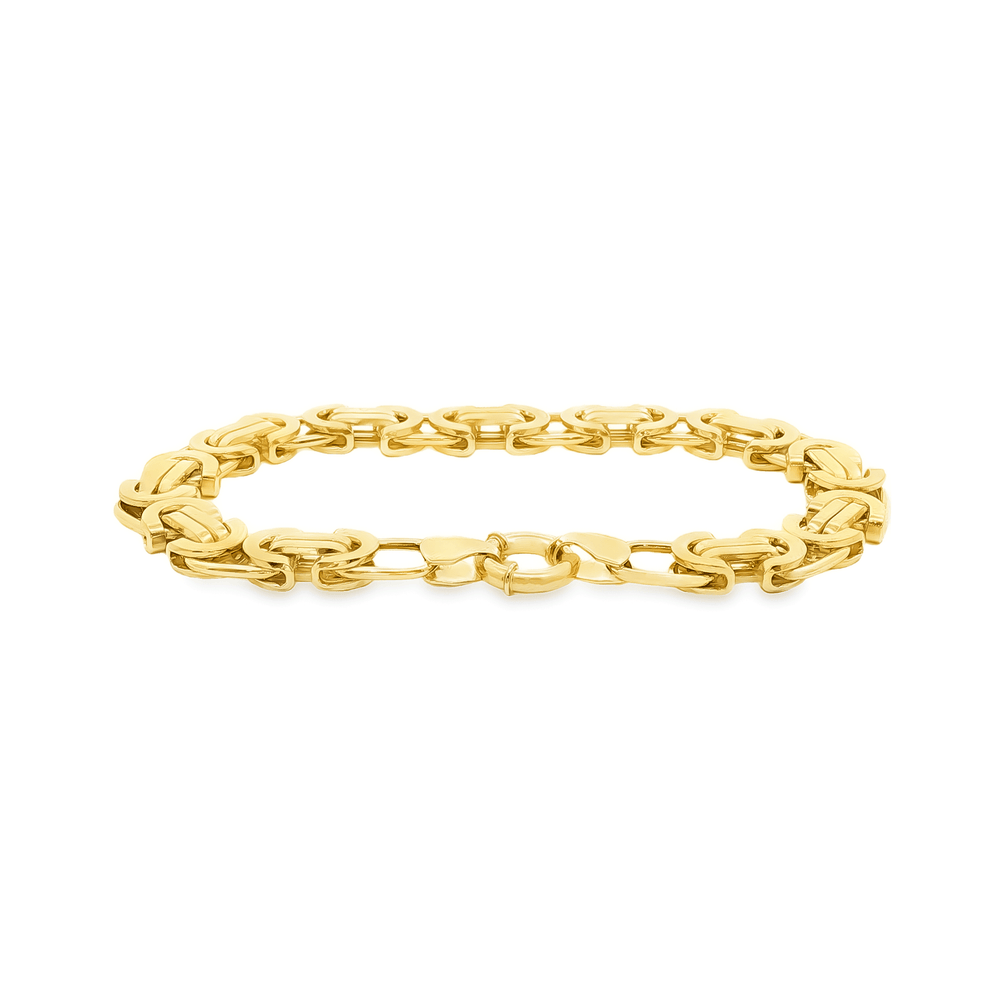 18K Gold Men’s King Bracelet – Premium Dubai Gold Jewellery