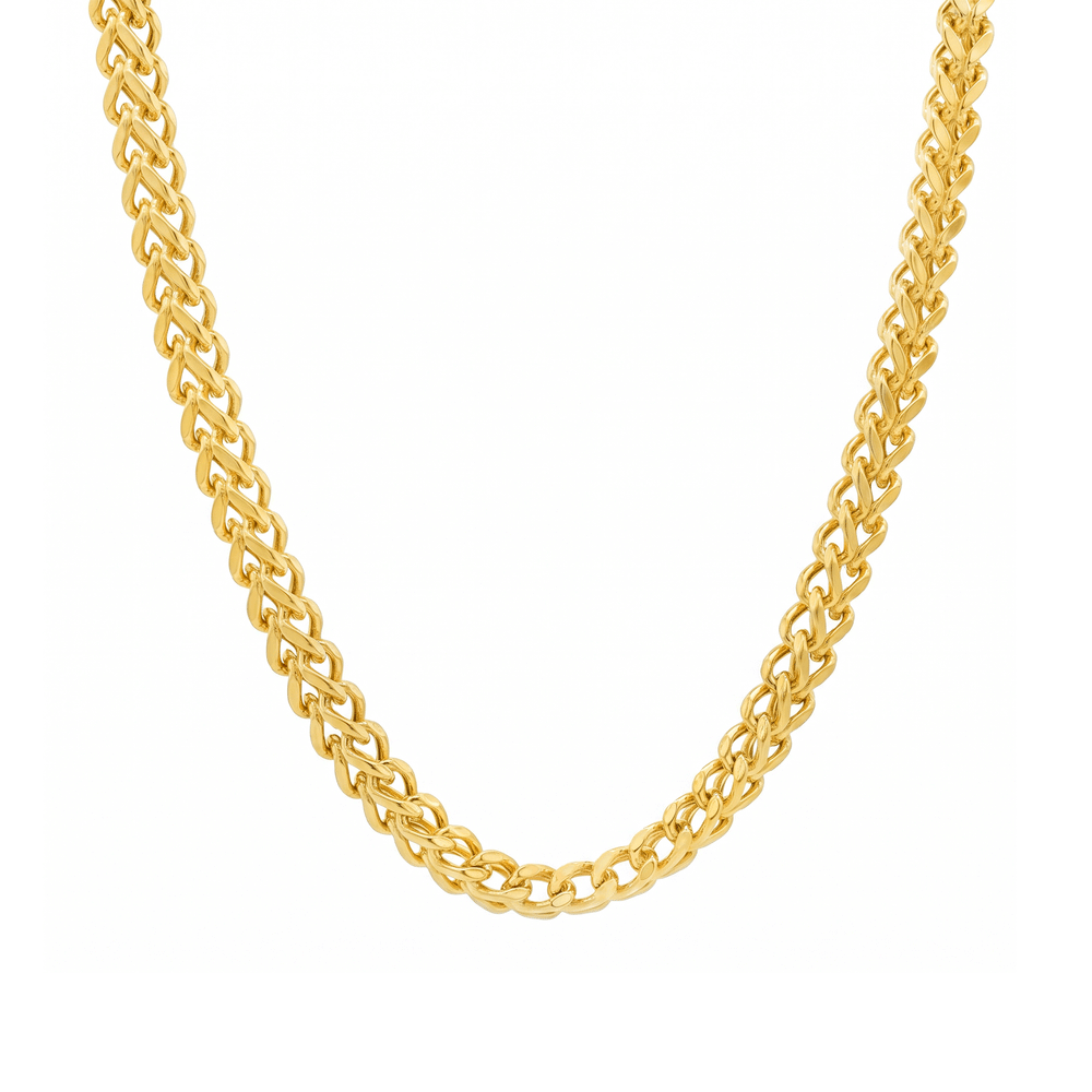 Yellow Gold Franco Necklace – 18K Gold