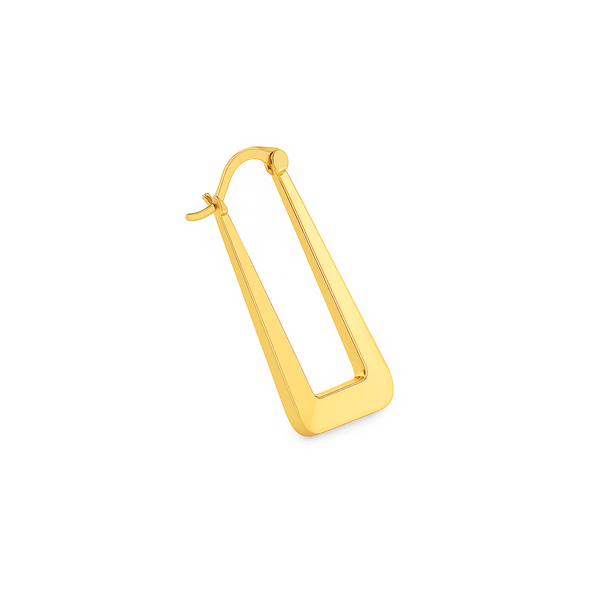 Gold Jewellery Geometric Huggie Hoops hover