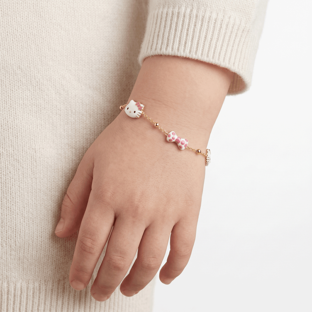 18K Gold Kids Bracelet – Elegant Resizable Baby Gold Bracelet