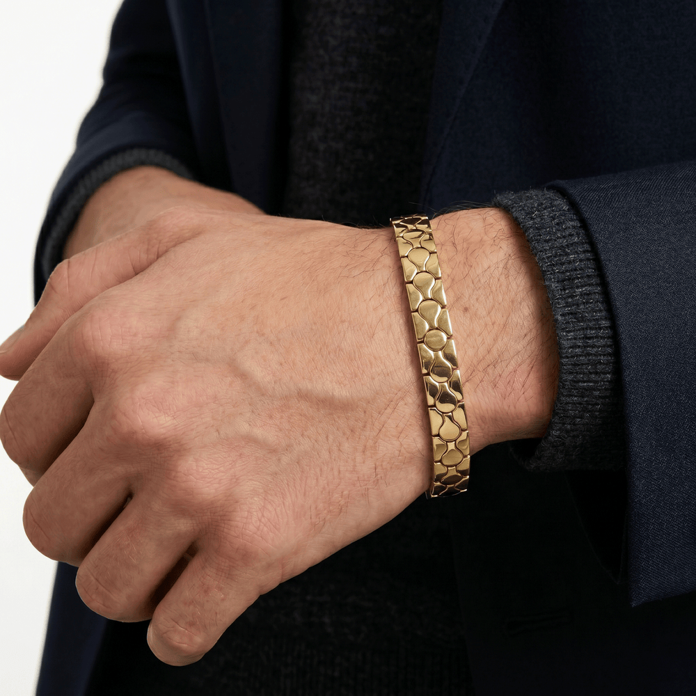 18K Gold Classic Mariner Link Bracelet | Flashy Jewellery