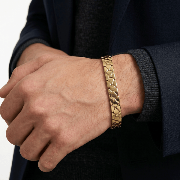 18K Gold Classic Mariner Link Bracelet | Flashy Jewellery hover