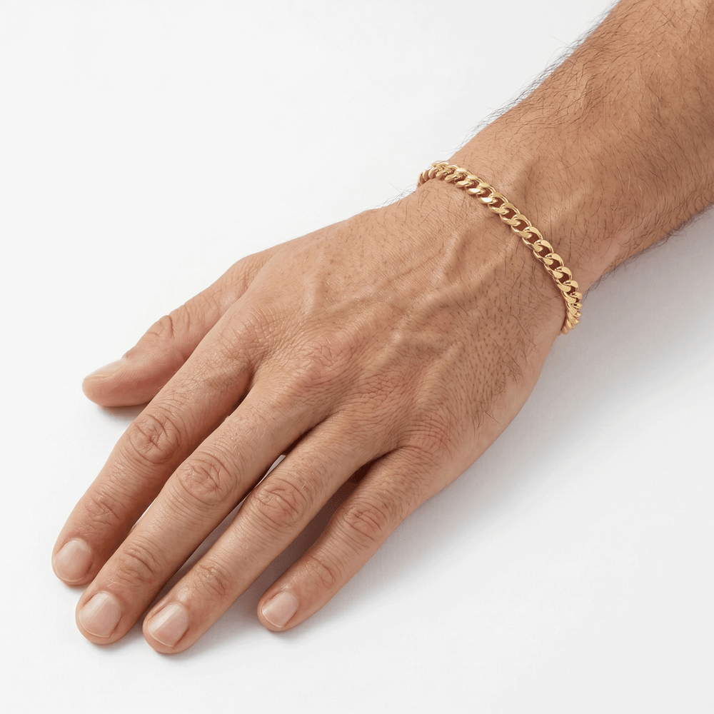 Gold Jewellery Cuban Bracelet – Timeless Luxury in 18K Gold