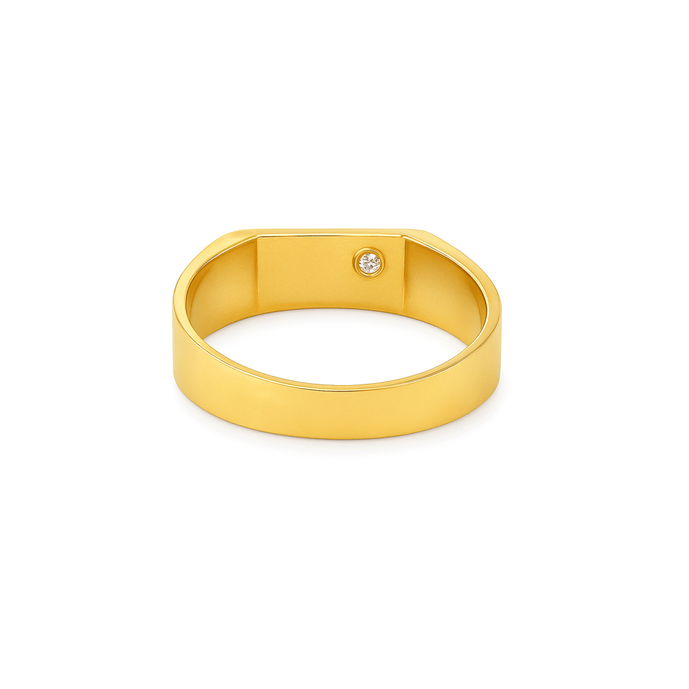 Gold Mens Engagement Ring – 18k Premium Jewellery