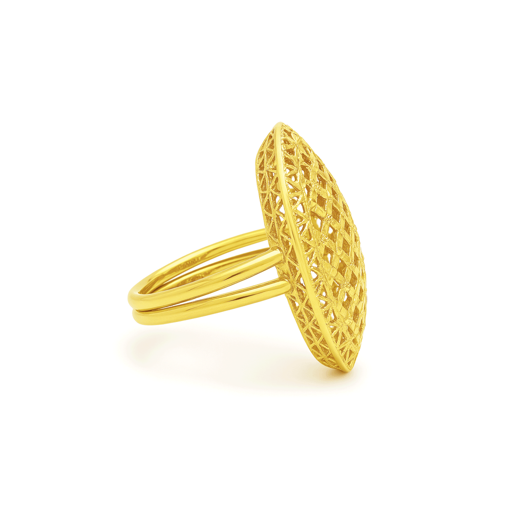 Gold Jewellery Women’s Statement Ring – 18K Gold