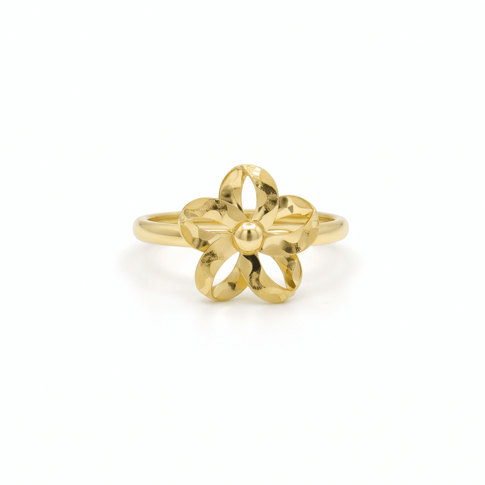 Sunpetal Loop 18K Gold Ring