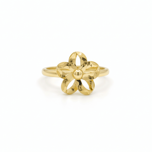 Sunpetal Loop 18K Gold Ring