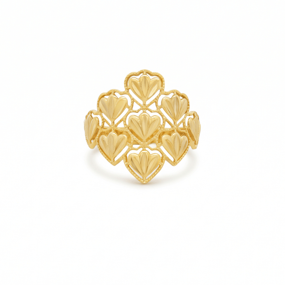 Golden Embrace 18K Gold Ring