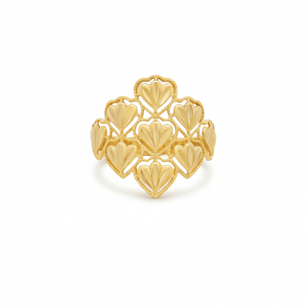 Golden Embrace 18K Gold Ring