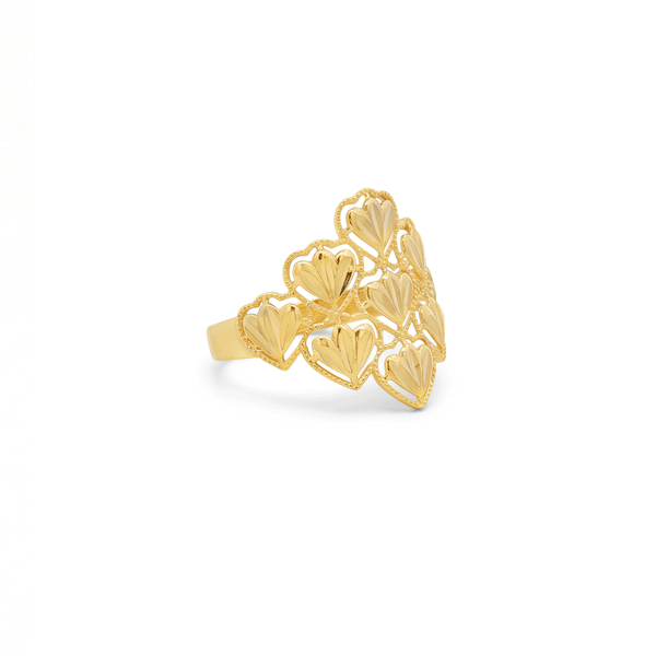 Golden Embrace 18K Gold Ring hover