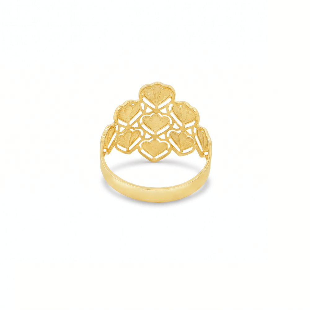 Golden Embrace 18K Gold Ring