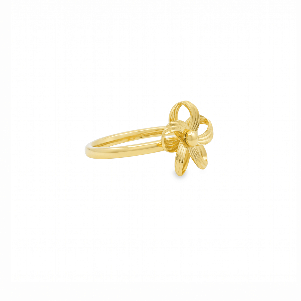 Aurelia Flower Band 18K Gold Ring