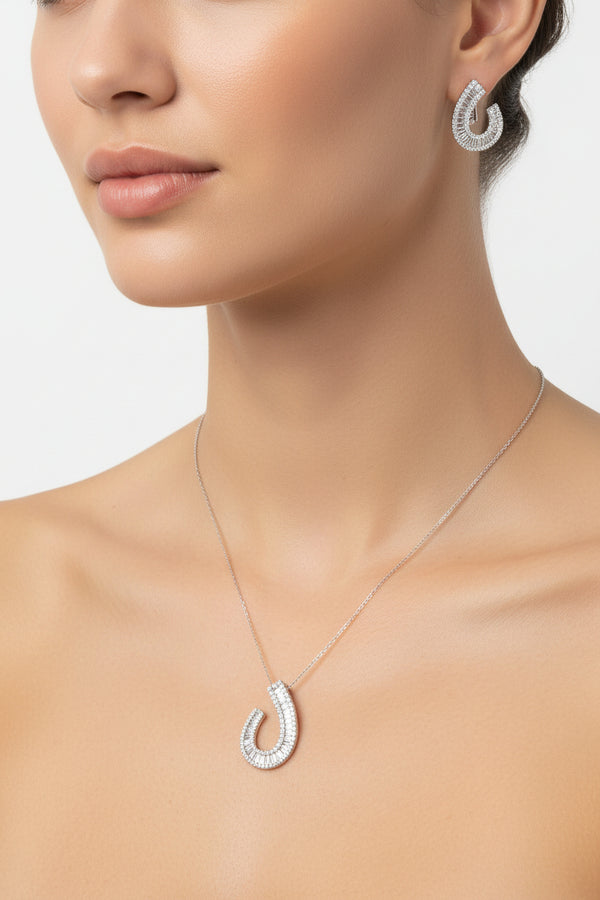 Natural Diamond Everyday Set | 18K White Gold Jewellery hover