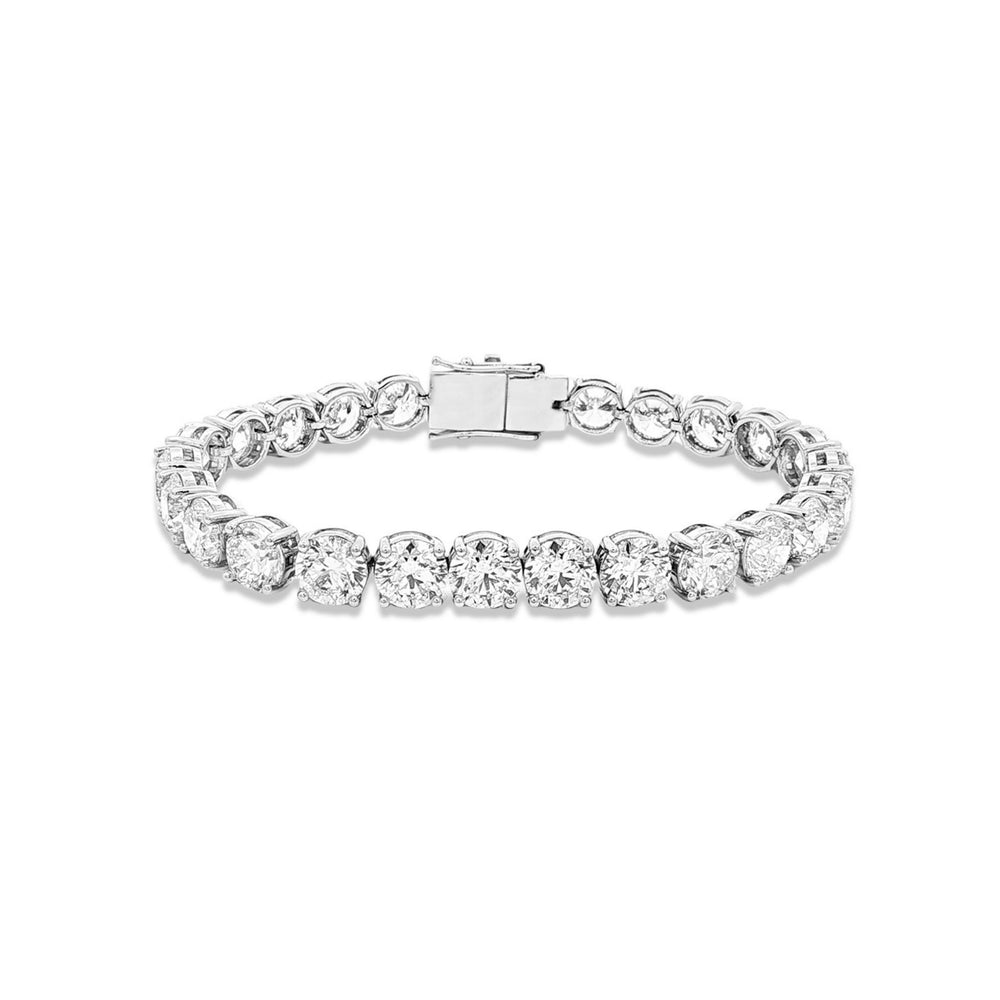 Natural Diamond Bridal Set in 18K White Gold | Flashy Jewellery