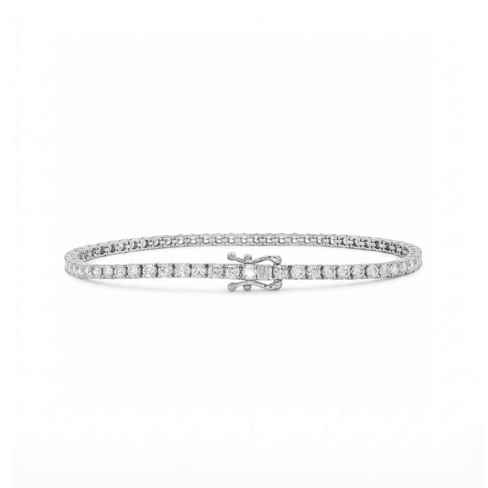 Lab Grown Diamond Tennis Bracelet – 18K Gold