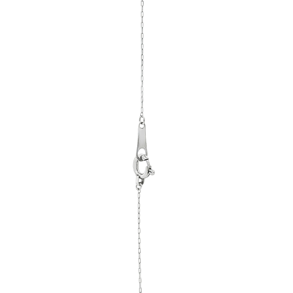 Natural Diamond Layered Necklace in White Gold